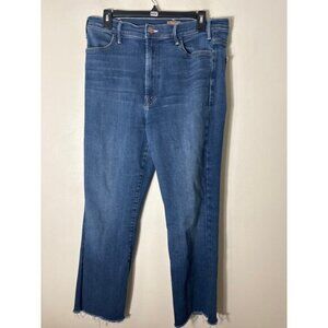 Mother The Hustler Ankle Fray Denim sz 33